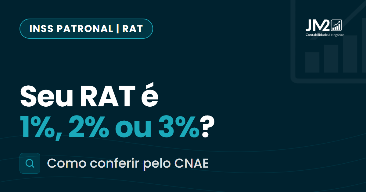 Capa do artigo: RAT por CNAE, 1%, 2% ou 3%